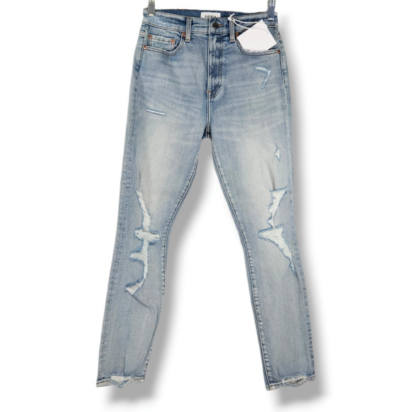 NWT Pistola Aline High Rise Distressed Skinny Ankle Jeans Sz. 26x27 Vintage Blue - Picture 1 of 10